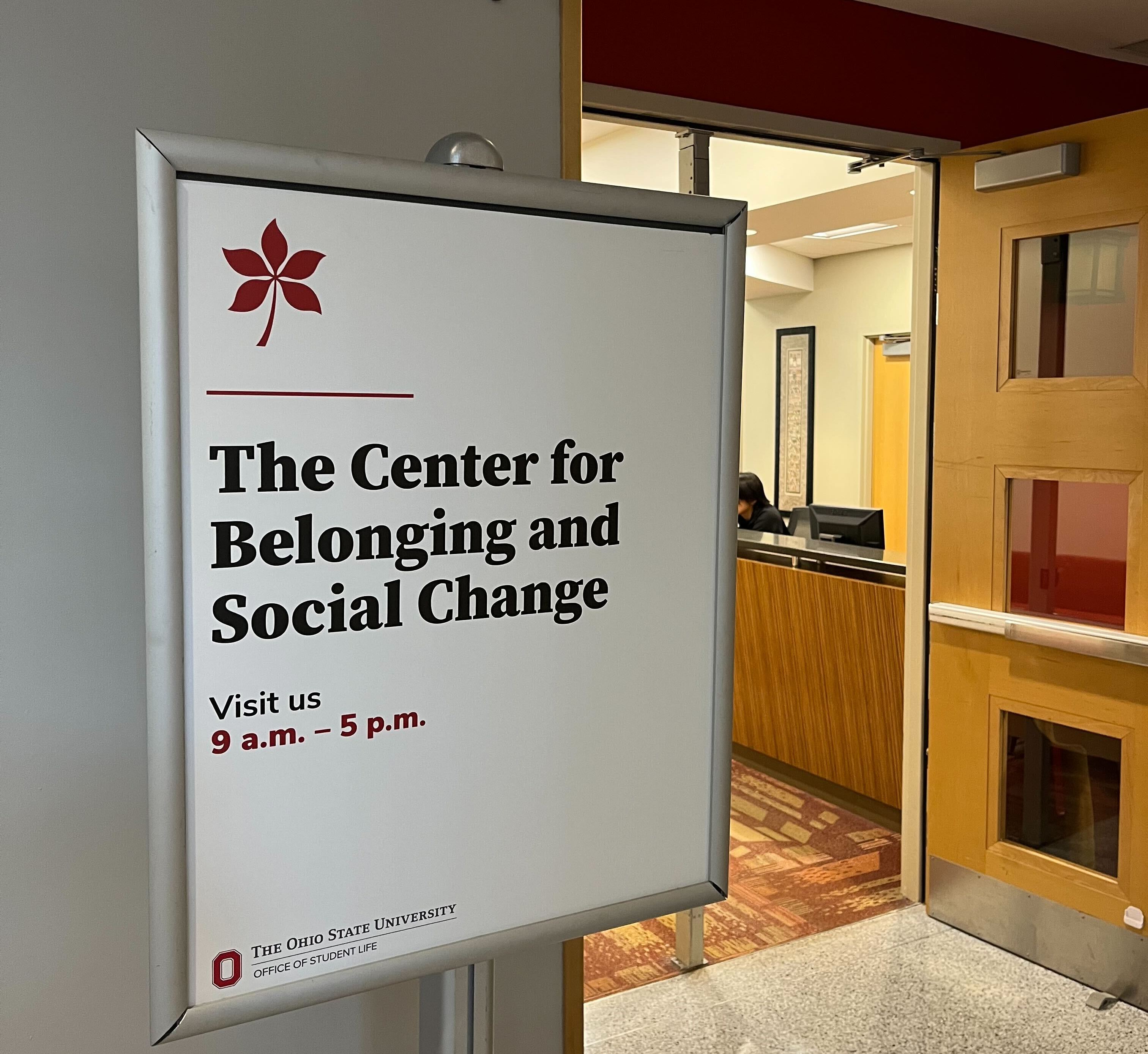 Center for Belonging and Social Change, located on the first floor of the Ohio Union
