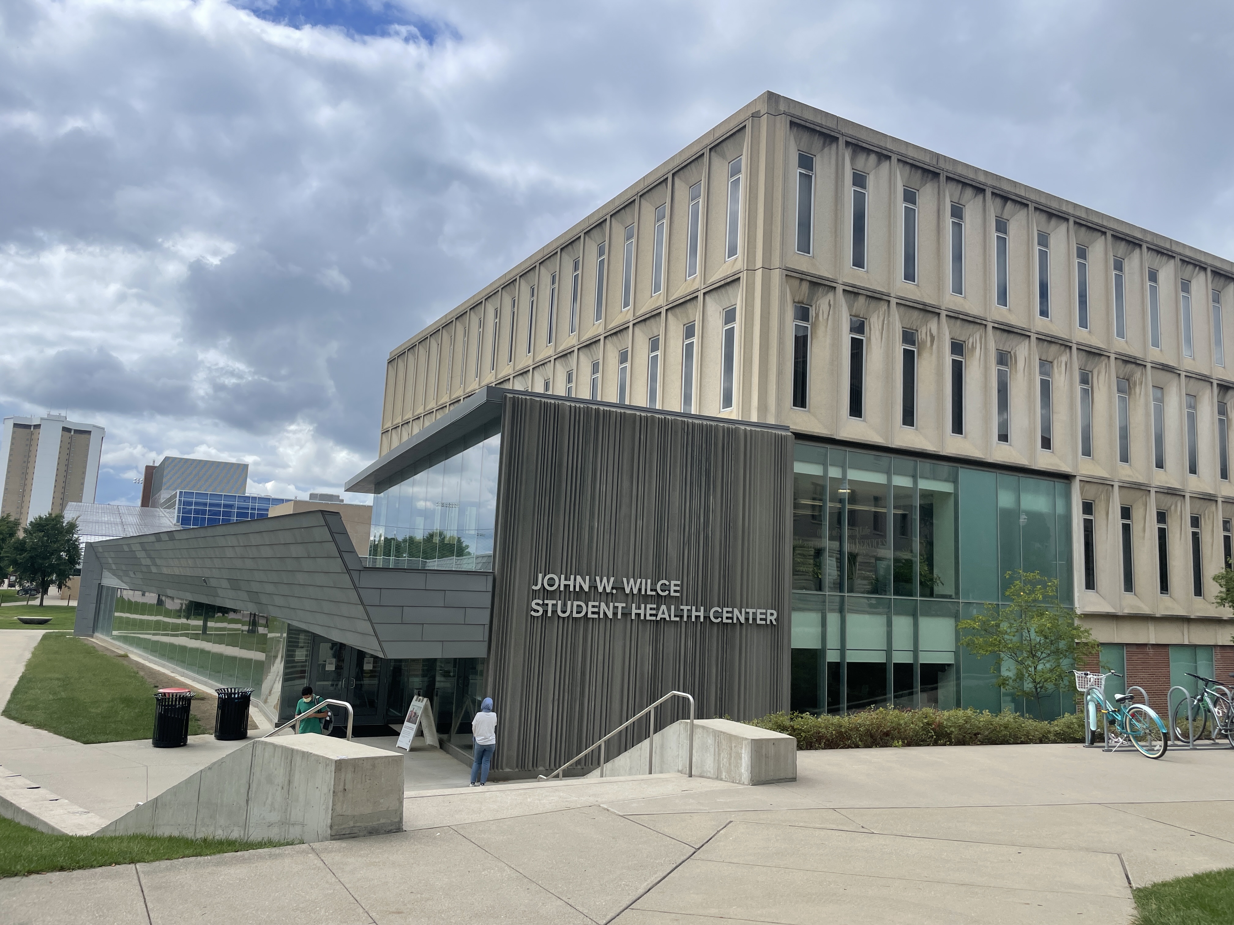 Exterior of the Wilce Student Health Center